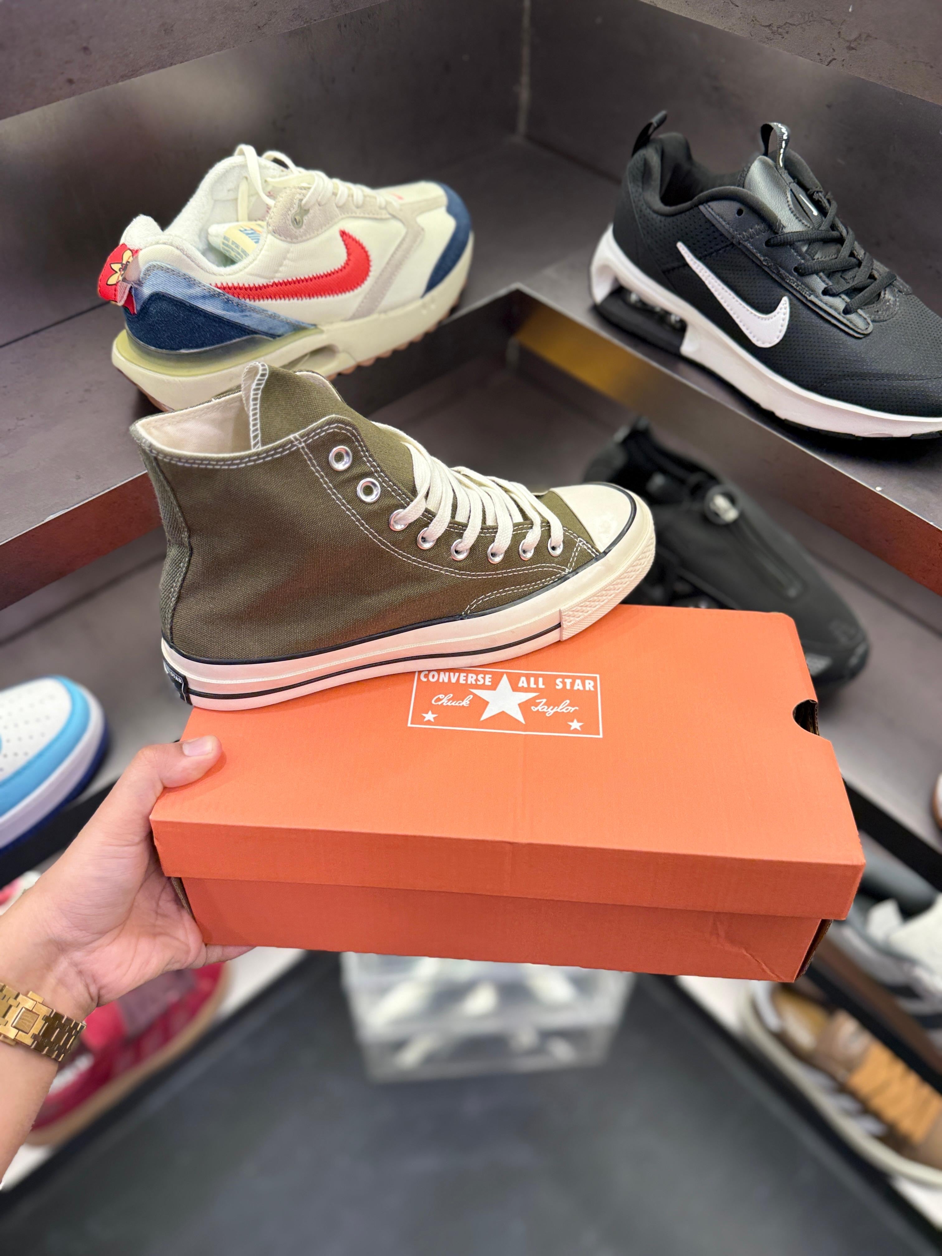 CONVERSE CHUNK 70 ARMY GREN
