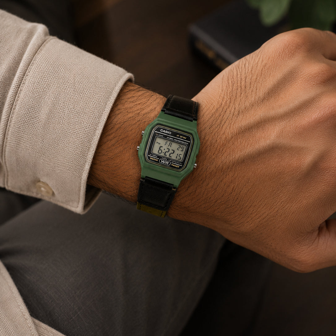 WATCH F91W- OLIVE EDITON