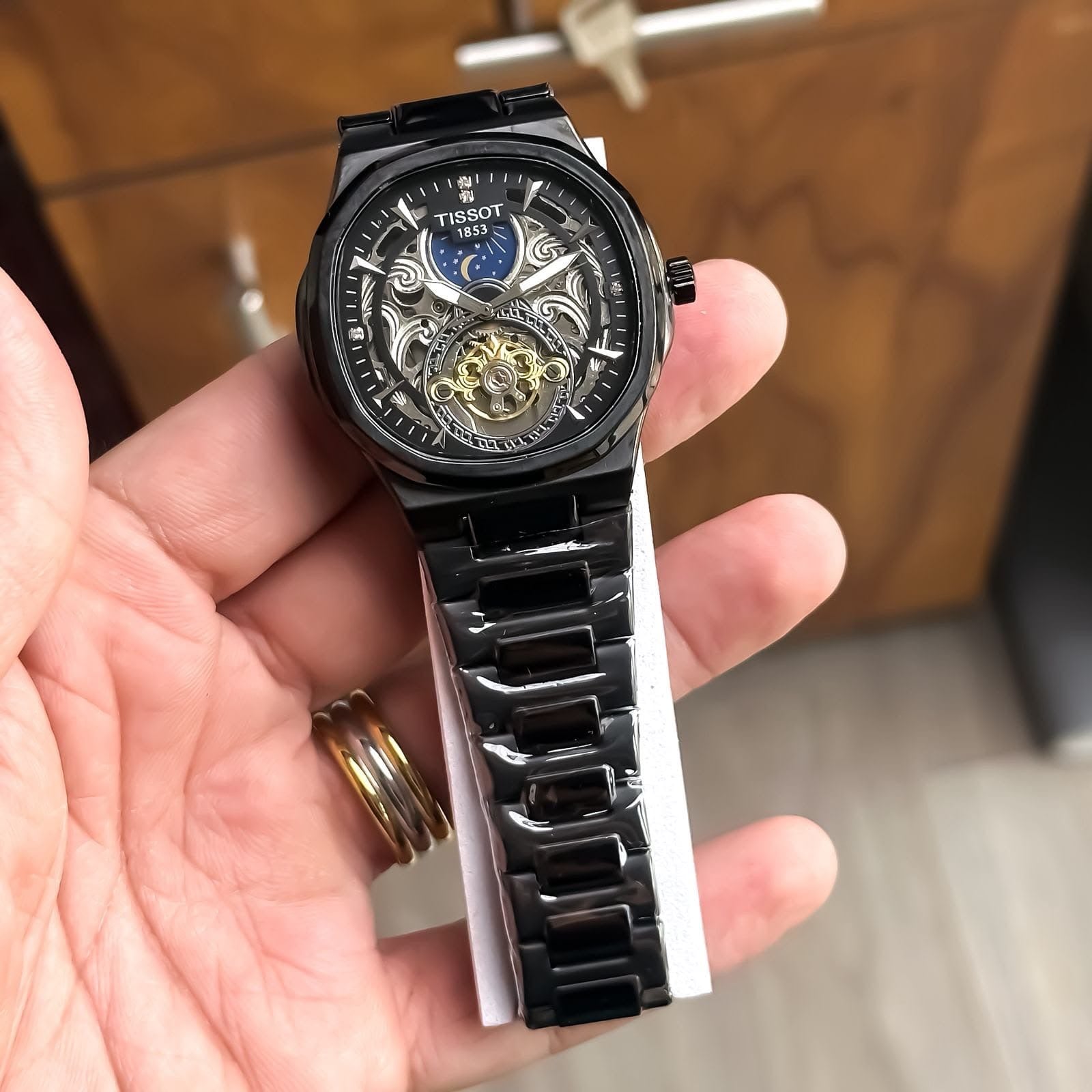 WATCH AUTOMATIC BLACK