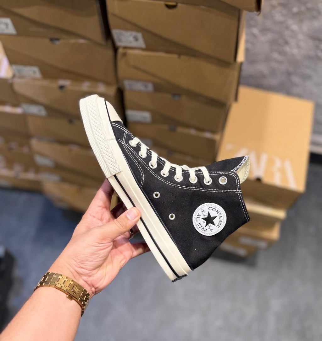 CONVERSE CHUNK 70 MID BLACK