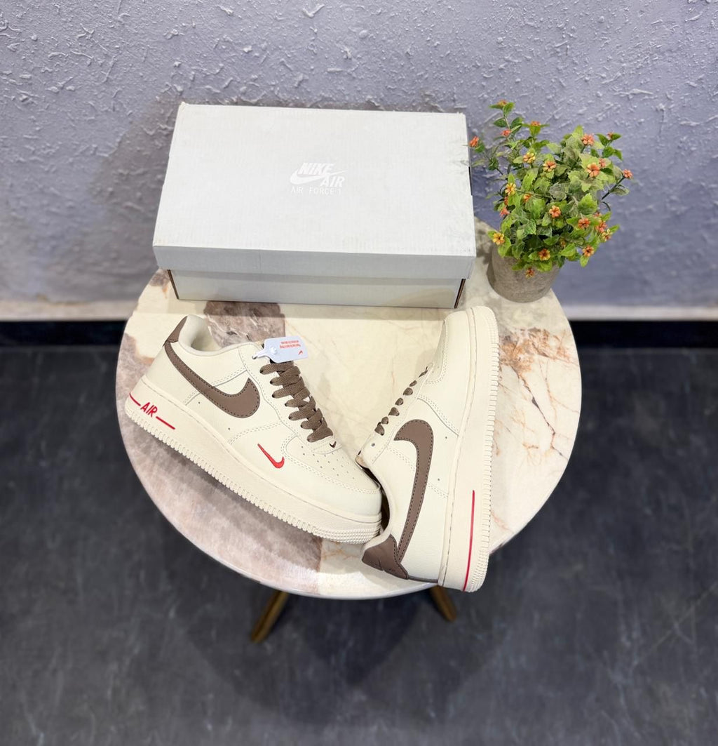 AIRFORCE BROWN SWOOSH