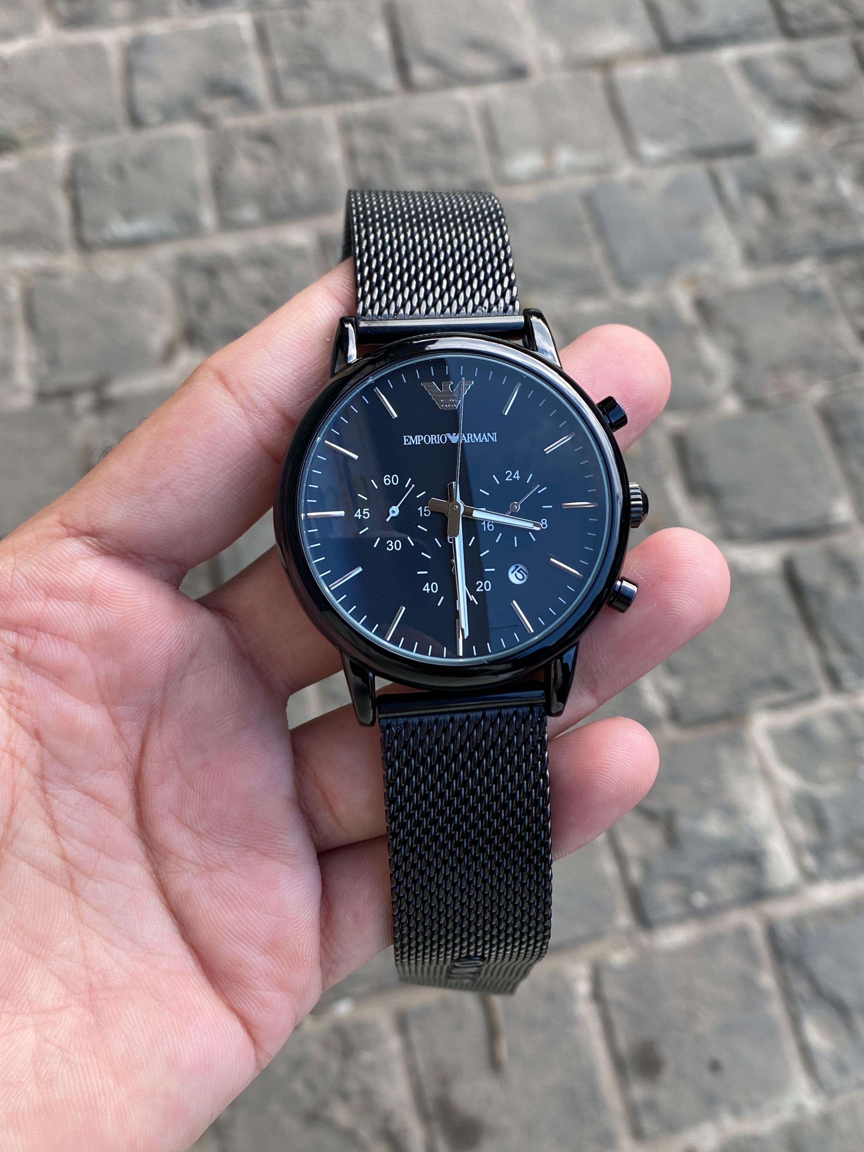 WATCH ARMANI BLACK