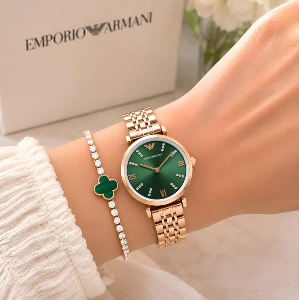 WOMEN WATCH ARMANI GREEN