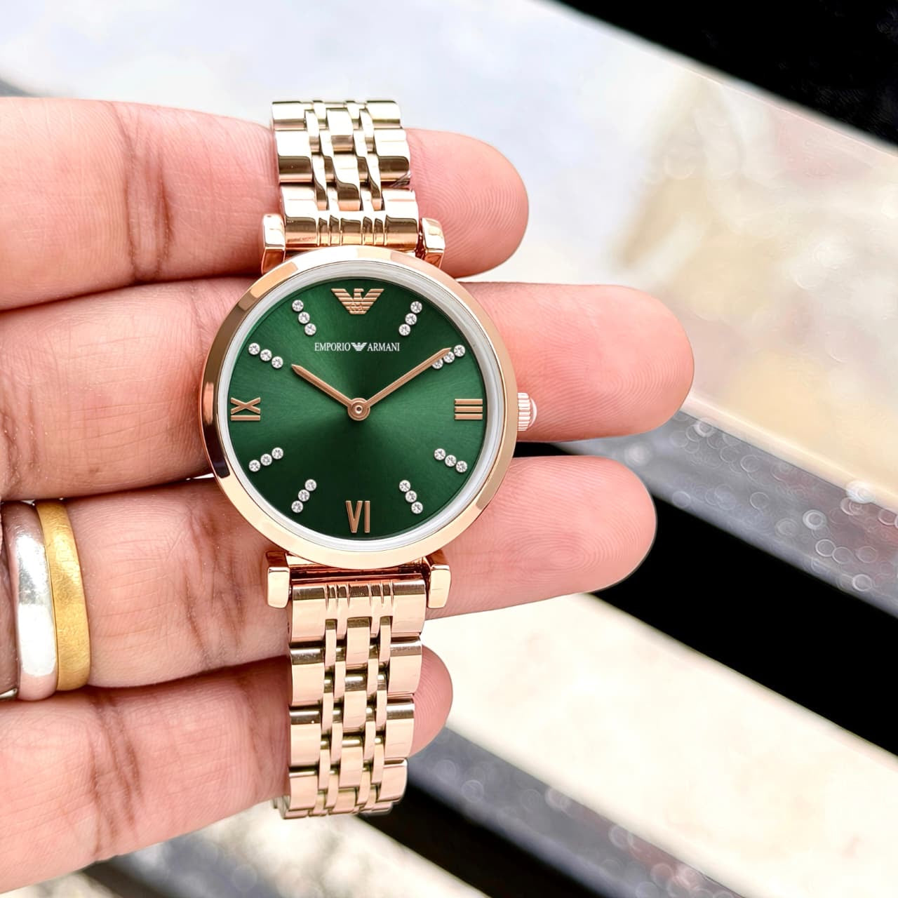 WOMEN WATCH ARMANI GREEN