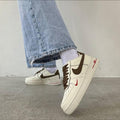 AIRFORCE BROWN SWOOSH