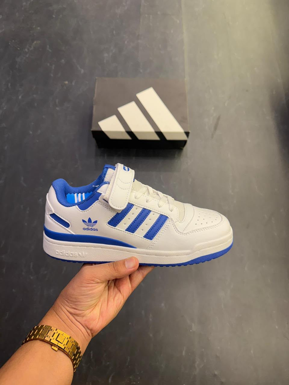 ADIDAS FOURM 84 WHITE BLUE