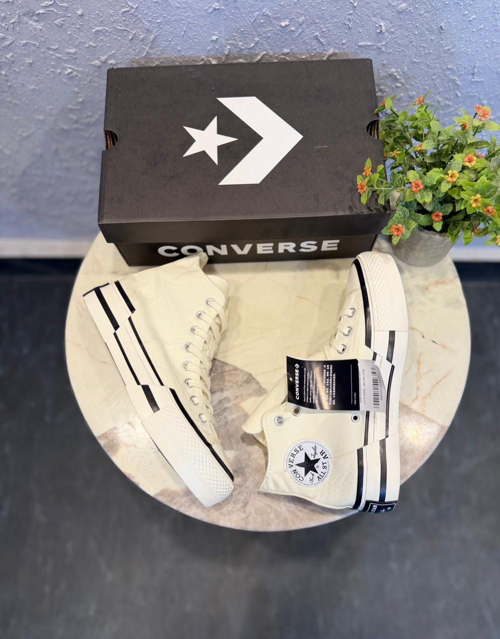 CONVERSE CHUNK MID PLUS WHITE