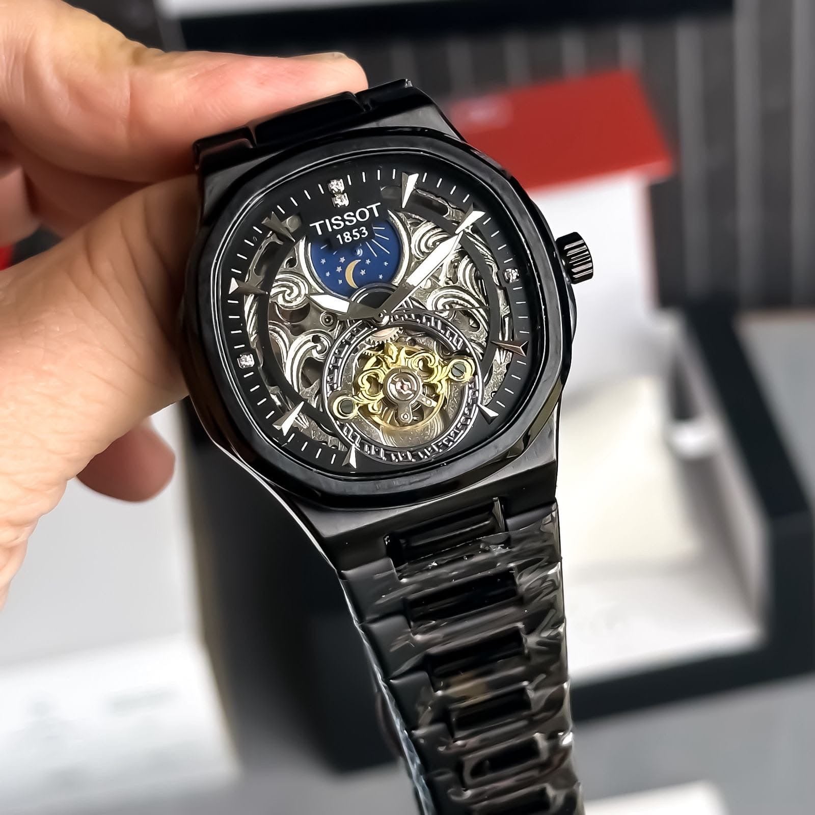 WATCH AUTOMATIC BLACK