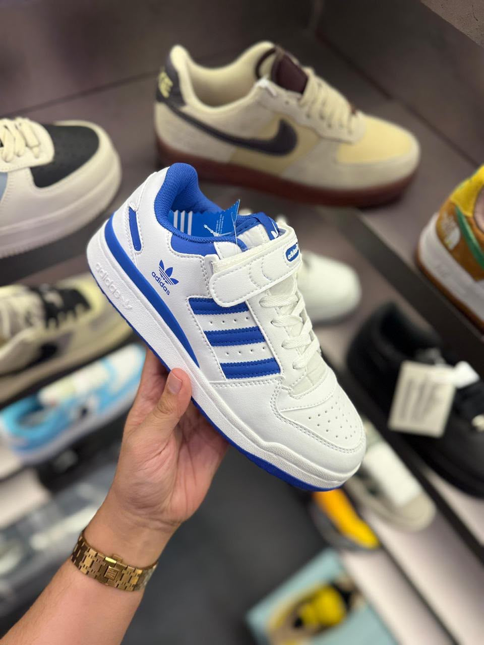 ADIDAS FOURM 84 WHITE BLUE