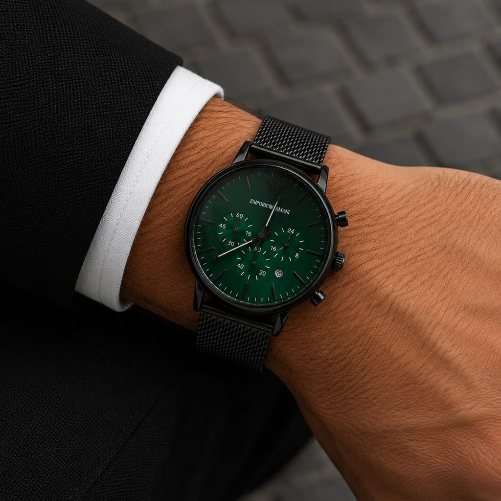 WATCH ARMANI GREEN