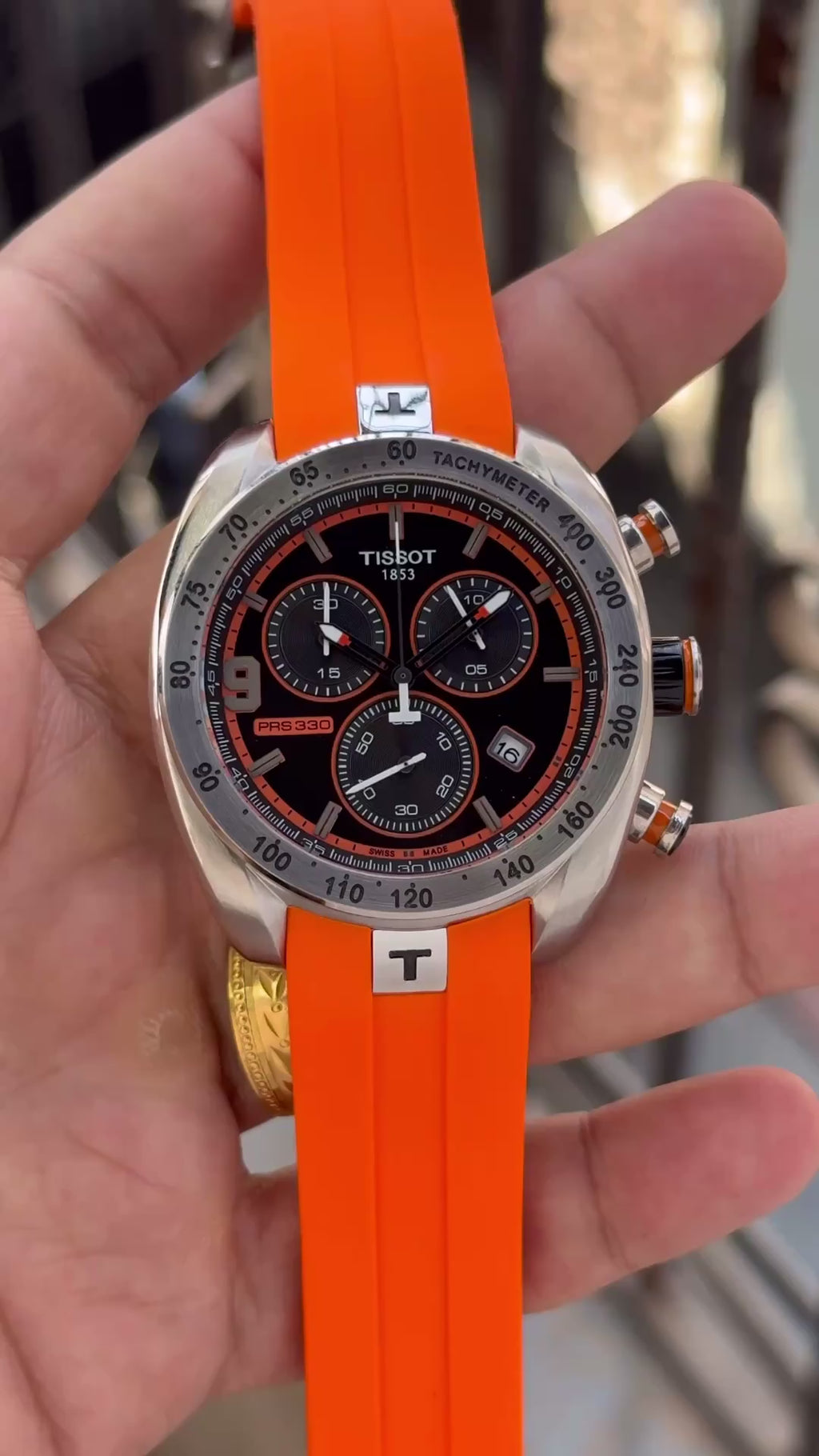 TISSOT PRS 330 ORANGE