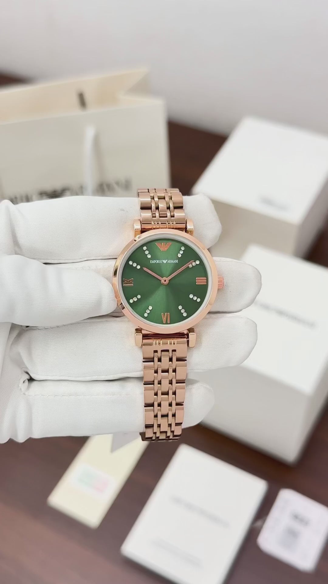 WOMEN WATCH ARMANI GREEN